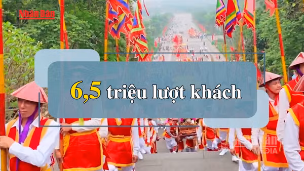 [Video] Phú Thọ đón khoảng 6,5 triệu lượt khách dịp Giỗ Tổ Hùng Vương 2026
