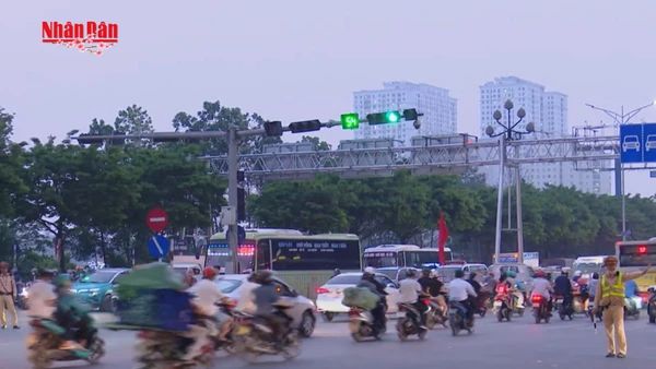 [Video] Cảnh sát giao thông triển khai cao điểm bảo đảm trật tự, an toàn giao thông dịp Tết