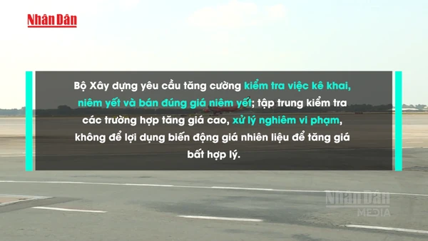 [Video] Tăng cường quản lý giá cước vận tải, không để tăng giá bất hợp lý