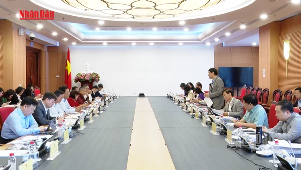 [Video] Thẩm tra sơ bộ dự án Luật Tín ngưỡng, tôn giáo (sửa đổi)