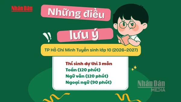 [Video] TP Hồ Chí Minh công bố lịch thi tuyển sinh lớp 10 năm học 2026–2027