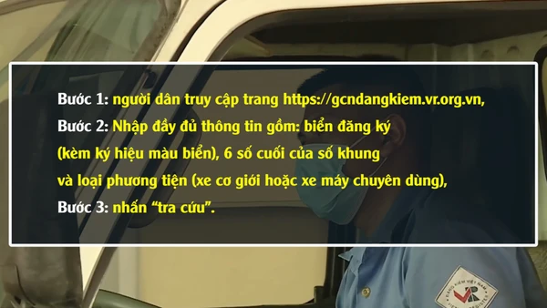 [Video] Hướng dẫn tra cứu giấy chứng nhận đăng kiểm điện tử từ ngày 1/3