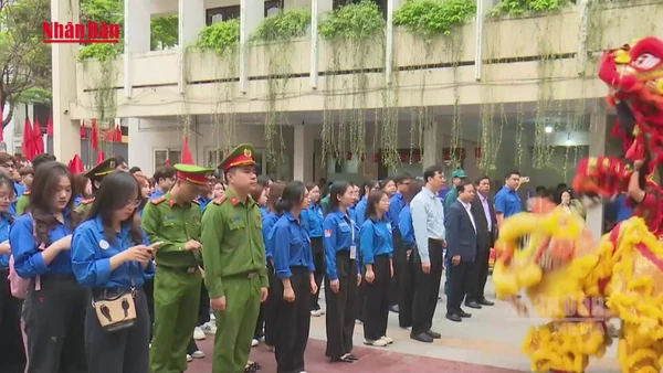 [Video] Triển khai 32 đội hình thanh niên tình nguyện hỗ trợ công tác bầu cử