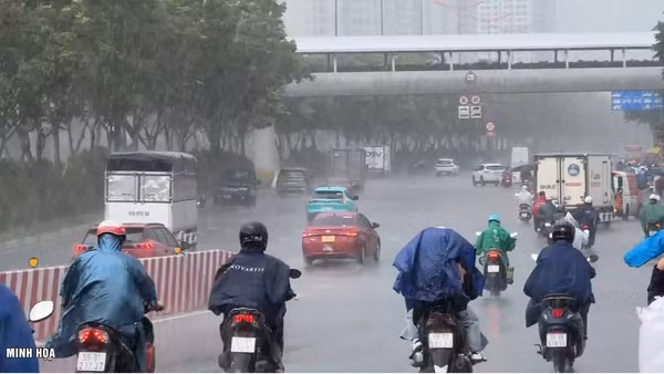 [Video] Miền Bắc sắp bước vào đợt mưa lớn kéo dài 1 tuần