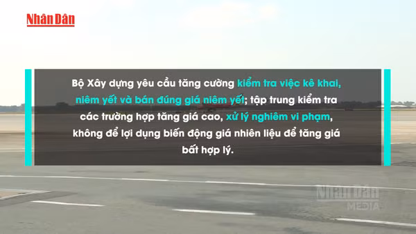 [Video] Tăng cường quản lý giá cước vận tải, không để tăng giá bất hợp lý