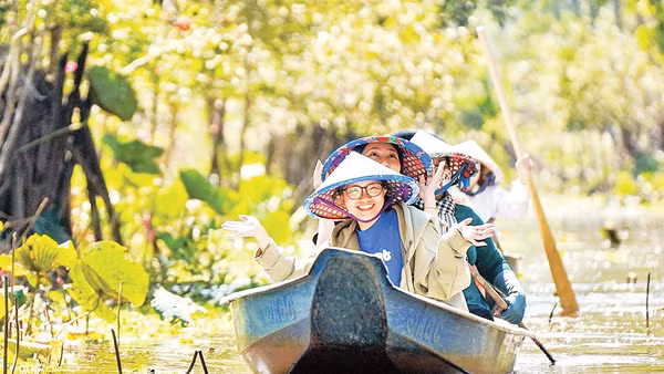 Rừng tràm Trà Sư (An Giang) thu hút du khách trong nước và quốc tế.