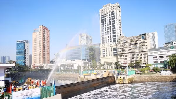 Nghi thức tái vận hành cống Bến Nghé, tái khởi động Dự án “Giải quyết ngập do triều khu vực TP. Hồ Chí Minh, có xét đến yếu tố biến đổi khí hậu-giai đoạn 1”.