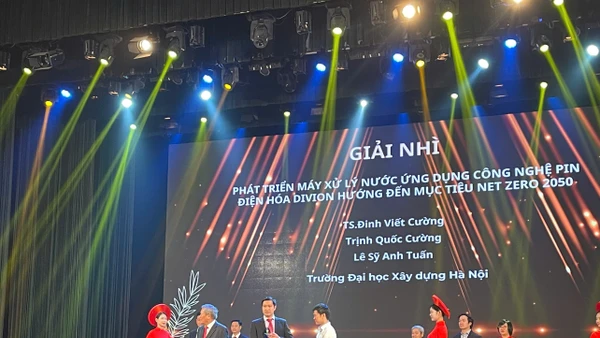 Nhóm nghiên cứu CDI&E, Trường đại học Xây dựng Hà Nội đã giành Giải Nhì Hội thi Sáng tạo Kỹ thuật thành phố Hà Nội lần thứ 2 (2024–2025)