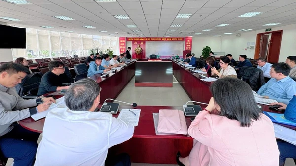 Cục Quản lý và Xây dựng công trình thủy lợi (Bộ Nông nghiệp và Môi trường) làm việc với Sở Nông nghiệp và Môi trường tỉnh Lâm Đồng về công tác thủy lợi trên địa bàn.