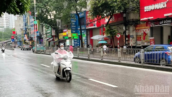 Khu vực Hà Nội có mưa và mưa nhỏ rải rác, từ đêm nay trời rét. (Ảnh minh họa: Đ.T)