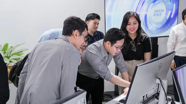 Không gian Saigon Al Hub.