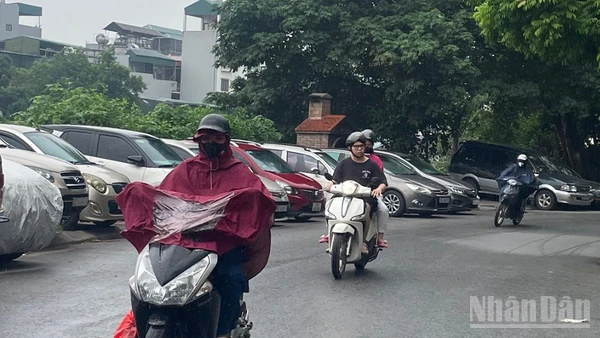 Dự báo khu vực Hà Nội có mưa vài nơi, trời rét. (Ảnh minh họa Đ.T)