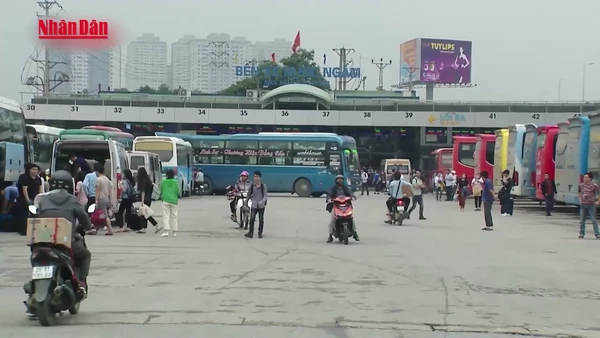 [Video] Hà Nội tăng cường 1000 lượt xe khách phục vụ nhu cầu đi lại của người dân dịp nghỉ lễ 2/9
