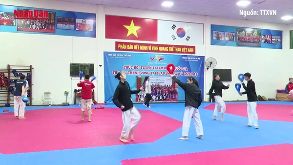 [Video] Đội tuyển Taekwondo tích cực chuẩn bị cho Sea Games 33