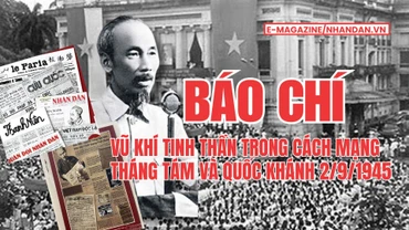 Báo chí - Vũ khí tinh thần trong Cách mạng Tháng Tám và Quốc khánh 2/9/1945