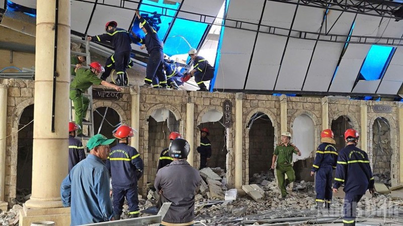 Hiện trường xảy ra vụ việc.