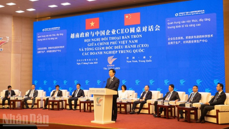 Phó Thủ tướng Chính phủ Mai Văn Chính phát biểu tại hội nghị.