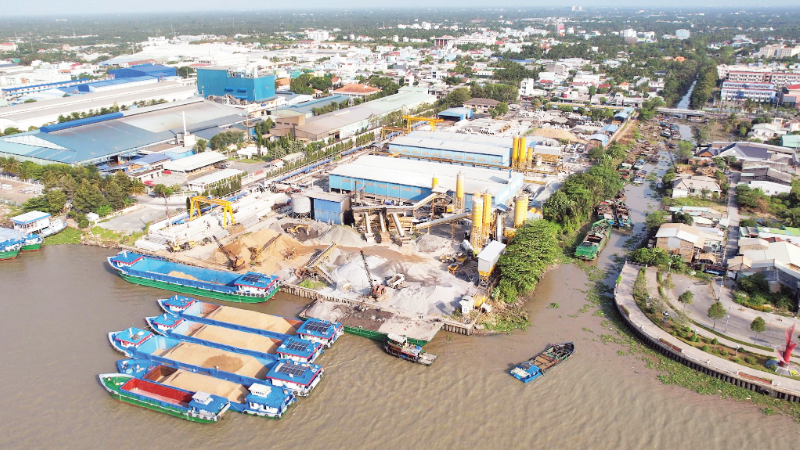 Khu công nghiệp Mỹ Tho, phường Trung An (tỉnh Đồng Tháp).