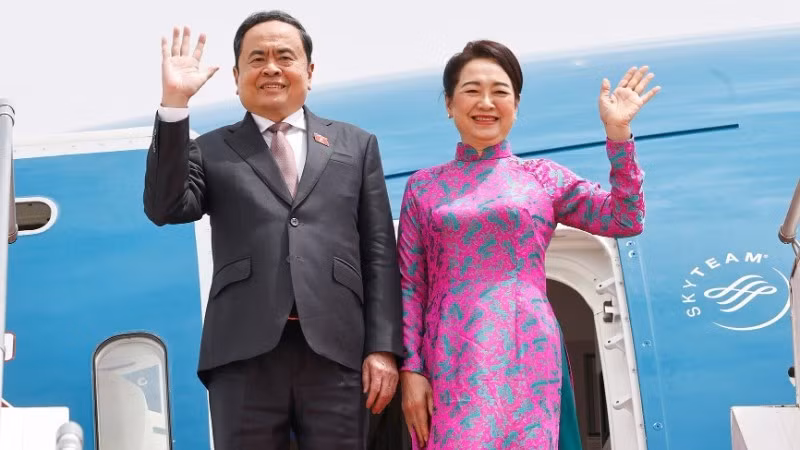 Chủ tịch Quốc hội Trần Thanh Mẫn kết thúc tốt đẹp chuyến thăm chính thức Senegal. (Ảnh: TTXVN)