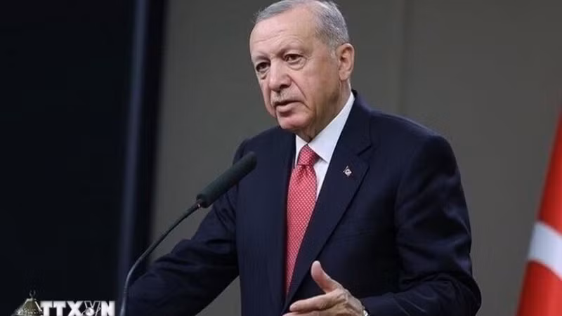 Tổng thống Thổ Nhĩ Kỳ Recep Tayyip Erdogan. (Ảnh: IRNA/TTXVN)