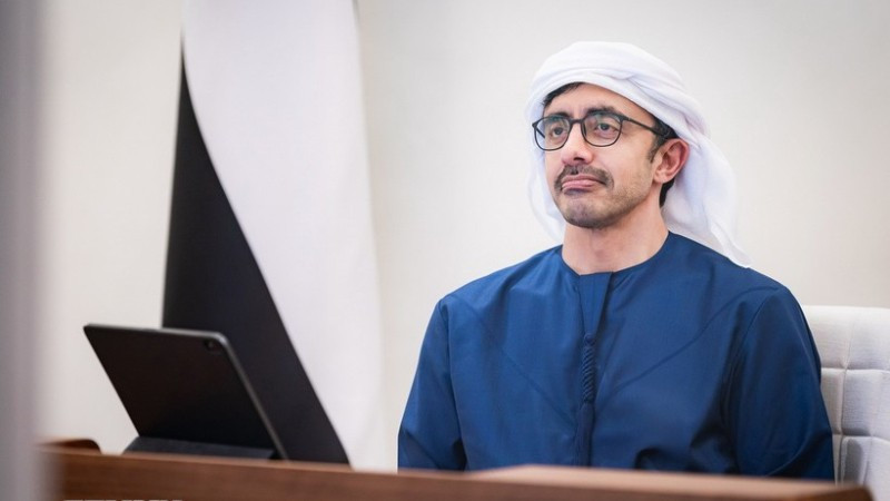 Phó Thủ tướng kiêm Ngoại trưởng UAE Sheikh Abdullah bin Zayed Al Nahyan. (Ảnh: IRNA/TTXVN)