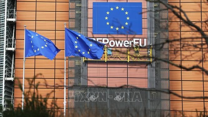 Trụ sở Ủy ban châu Âu tại Brussels, Bỉ. (Ảnh: THX/TTXVN)