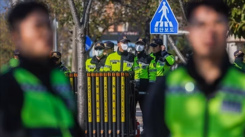 Lực lượng cảnh sát Hàn Quốc.