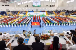 Quang cảnh lễ khai mạc.