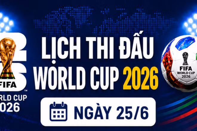 Lịch thi đấu World Cup ngày 25/6: Bắt đầu lượt đấu quyết định