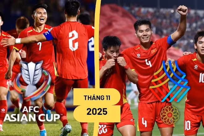 Đội tuyển Việt Nam và U22 Việt Nam hội quân trong tháng 11. (Ảnh: VFF)