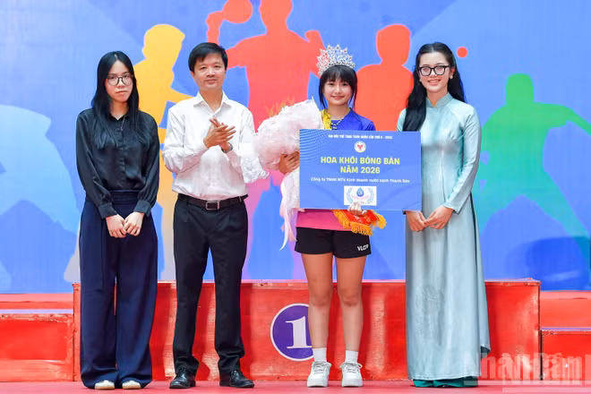 [Ảnh] Toàn cảnh Lễ bế mạc Giải vô địch bóng bàn quốc gia Báo Nhân Dân lần thứ 44