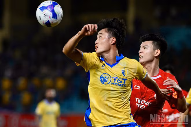 Hà Nội FC chấp nhận thua tối thiểu 0-1 trước Thể Công Viettel. (Ảnh: TRẦN HẢI)