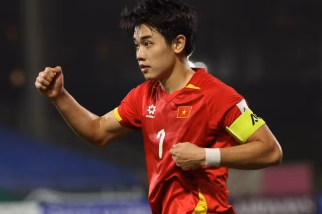 Nguyễn Đình Bắc thi đấu ấn tượng tại Vòng chung kết U23 châu Á 2026. (Ảnh: VFF)