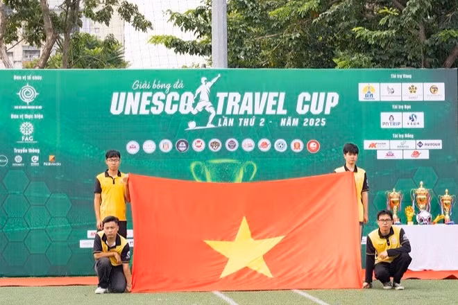 Giải Bóng đá UNESCO Travel Cup 2025 là sân chơi thể thao ý nghĩa thắt chặt tinh thần đoàn kết của những người làm du lịch. (Ảnh: BTC)
