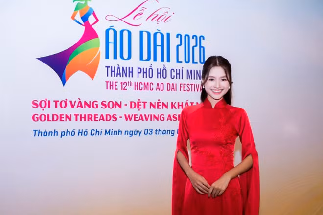 Hoa hậu Nguyễn Thanh Hà đảm nhận vai trò đại sứ Lễ hội Áo dài Thành phố Hồ Chí Minh. (Ảnh: NVCC)