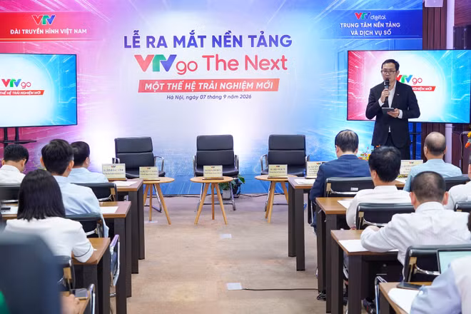 Trung tâm Nền tảng và Dịch vụ số tổ chức Lễ ra mắt nền tảng VTVgo The Next. (Ảnh: VTV)