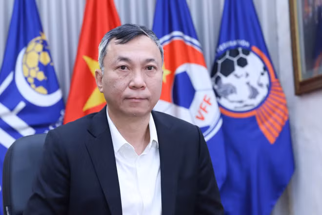 Chủ tịch Liên đoàn Bóng đá Việt Nam Trần Quốc Tuấn. (Ảnh: VFF)
