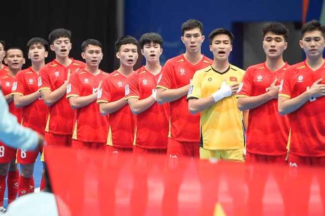 Đội tuyển futsal Việt Nam. (Ảnh: VFF)