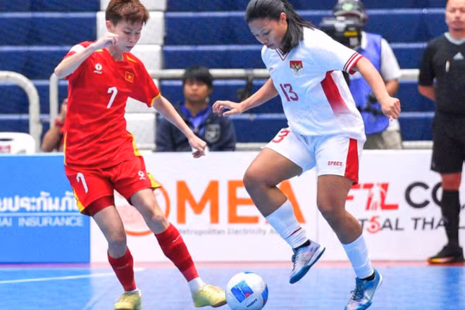 Đội tuyển futsal Việt Nam giành chiến thắng thuyết phục trước Indonesia. (Ảnh: VFF)