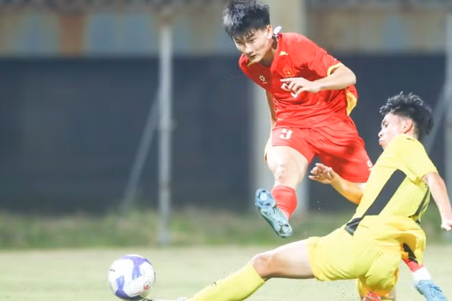 U17 Việt Nam giành chiến thắng ấn tượng trong ngày ra quân. (Ảnh: VFF)