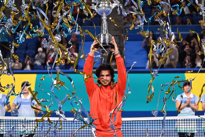 Alcaraz lần thứ hai vô địch Japan Open. (Ảnh: Olympics)