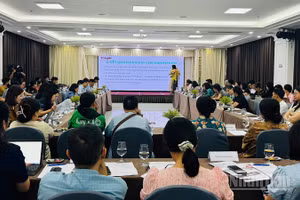 Toàn cảnh hội thảo chia sẻ kết quả nghiên cứu. (Ảnh: NHẬT ANH)