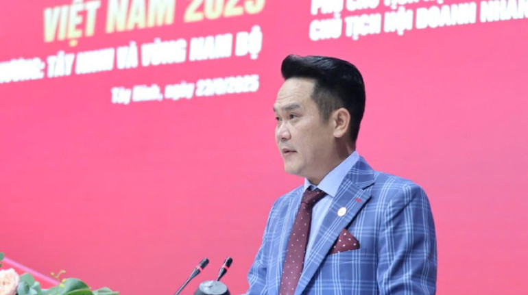 Phó Chủ tịch Hội Liên hiệp Hội thanh Niên Việt Nam, Chủ tịch Hội Doanh nhân trẻ Việt Nam Đặng Hồng Anh phát biểu. z6936915597315-5bd3c661ff8fbcc61e6132213d93198a.jpg