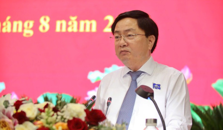 Bí thư Tỉnh ủy Tây Ninh Nguyễn Văn Quyết chỉ đạo đại hội. z6875020925282-a7a3ec41886edaf1161750cf3f386eda.jpg