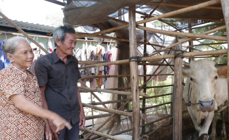 Ông Nguyễn Văn Hùng, xã Bình Hiệp tự nguyện viết đơn xin thoát khỏi hộ cận nghèo anhnong-dan.jpg