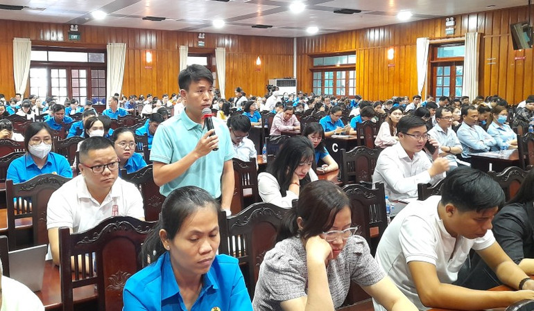 Liên Đoàn Lao động Tây Ninh tổ chức đối thoại định kỳ với doanh nghiệp để kịp thời tháo gỡ khó khăn cho người lao động 20230915-152058.jpg