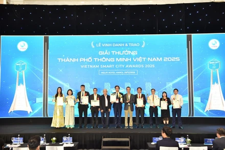 Trao Giải thưởng Thành phố thông minh 2025.