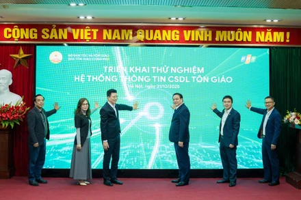 Bộ Dân tộc và Tôn giáo công bố triển khai thử nghiệm Hệ thống thông tin CSDL Tôn giáo với sự đồng hành của FPT.