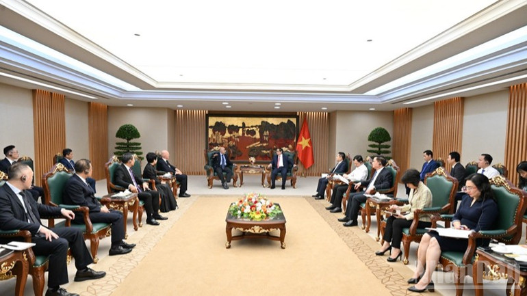 Quang cảnh buổi tiếp. (Ảnh: TRẦN HẢI) ndo_br_aaa3-7922.jpg