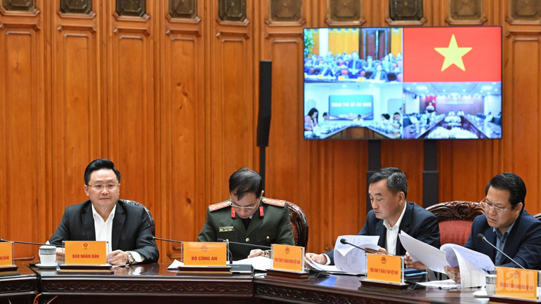 ប្រតិភូចូលរួមកិច្ចប្រជុំ។ (រូបថត៖ ត្រាន់ ហៃ) Các đại biểu tham dự cuộc họp. (Ảnh: TRẦN HẢI)